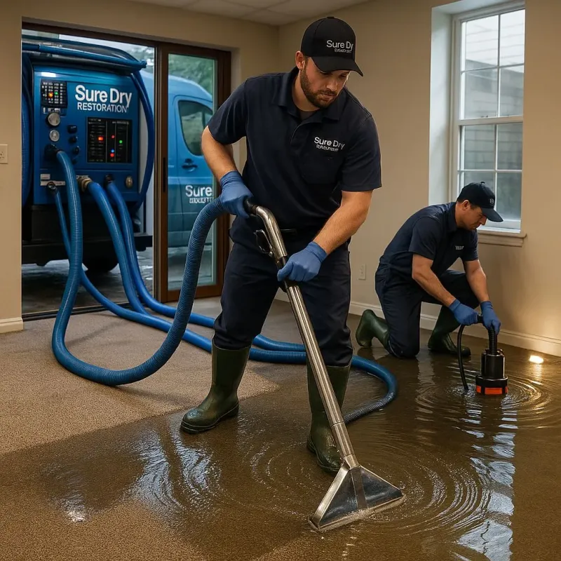 Water Extraction and Removal process in Carver, MA